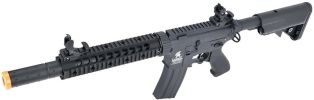 Lancer Tactical LT-15 M4 SD 9â€ Hybrid Gen 2 High FPS AEG Airsoft Rifle, Black