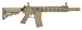 Lancer Tactical LT-15 M4 SD 9â€ Hybrid Gen 2 Low FPS AEG Airsoft Rifle, Tan