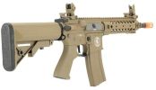 Lancer Tactical LT-24 M4 CQB ProLine Series Low FPS AEG Airsoft Rifle, Tan