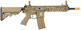 Lancer Tactical LT-24 M4 CQB ProLine Series Low FPS AEG Airsoft Rifle, Tan