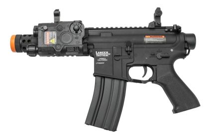 Lancer Tactical LT-708 M4 708 Full Metal AEG Airsoft Rifle, Black