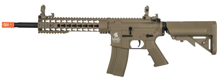 Lancer Tactical M4 10" Keymod AEG, Low FPS Version, Dark Earth
