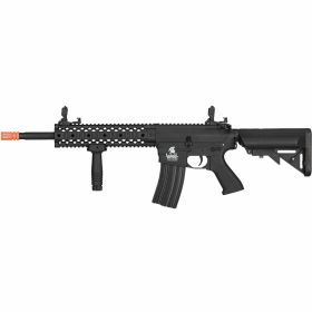 Lancer Tactical M4 EVO RIS Gen 2 Low FPS Battle Rifle Airsoft AEG, Black