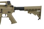 Lancer Tactical M4 M933 Commando Gen 2 Low FPS Version Airsoft Rifle, Tan