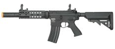 Lancer Tactical M4 SD Proline Series 7" Rail Low FPS Airsoft Rifle, Black