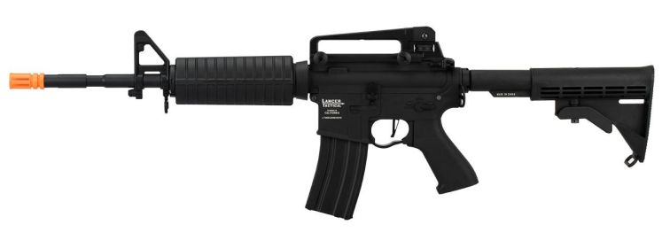 Lancer Tactical M4A1 LT-06 ProLine Series High FPS Carbine Airsoft Rifle, Black