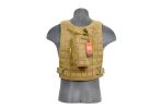 Lancer Tactical Molle Plate Carrier Vest in Tan
