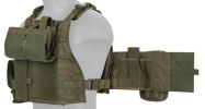 Lancer Tactical Nylon Tactical Assault Plate Carrier, Olive Drab