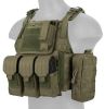 Lancer Tactical Nylon Tactical Assault Plate Carrier, Olive Drab