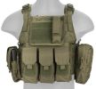 Lancer Tactical Nylon Tactical Assault Plate Carrier, Olive Drab