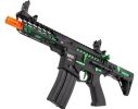 Lancer Tactical ProLine Series NEEDLETAIL PDW High FPS AEG Airsoft Rifle, Black / Green