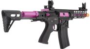 Lancer Tactical ProLine Series NEEDLETAIL PDW High FPS AEG Airsoft Rifle, Black / Purple
