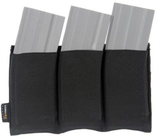 Lancer Tactical Triple M4 Magazine Pouch - Black