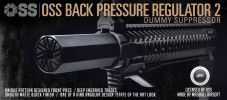 Madbull OSS Back Pressure Regulator 2 Barrel Extension - Black