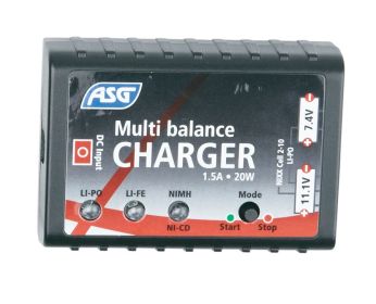 Multi Balance Smart Charger for NiMH, NiCd, LiPO, and LiIon Batteries
