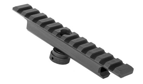 NC Star AR15 Carry Handle Weaver Mount w/ Picatinny Rail, Black