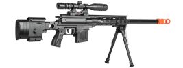 P2589 Plastic Railed Spring Sniper Rifle, Black
