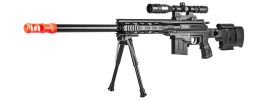 P2589 Plastic Railed Spring Sniper Rifle, Black