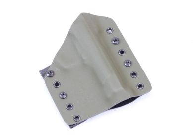 Raptors USA Right Handed Tactical Hip Holster Slim Style MOLLE KYDEX M9/M9A1 OD With Malice Clips MADE IN THE USA