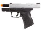 Springfield Armory XDM 3.8â€ Compact Gas Blowback Airsoft Pistol, Silver / Black