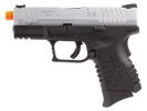 Springfield Armory XDM 3.8â€ Compact Gas Blowback Airsoft Pistol, Silver / Black