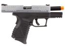 Springfield Armory XDM 3.8â€ Compact Gas Blowback Airsoft Pistol, Silver / Black