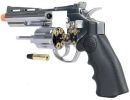 SRC Titan 4" Full Metal Co2 Airsoft Revolver, Silver