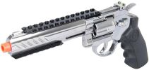 SRC Titan 6" Full Metal Co2 Airsoft Revolver, Silver
