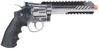 SRC Titan 6" Full Metal Co2 Airsoft Revolver, Silver