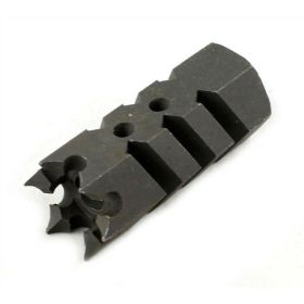 Tactical Version 8 Steel Airsoft Flash Hider, 14mm CCW Threaded