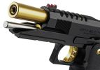 Tokyo Marui Hi-Capa 5.1 Gold Match Custom Gas Blowback Airsoft Pistol, Black / Gold