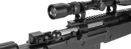 Well Bolt Action Sniper Rifle Kit with Folding Stock, Bipod, and 3-9x Scope