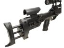Well MB12 Heavy Weight Bolt Action Airsoft Sniper Rifle w/ Scope & Bipod, Black