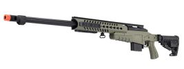 WellFire MB4418-1 Bolt Action Airsoft Sniper Rifle, OD Green