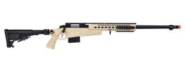 WellFire MB4418-1 Bolt Action Airsoft Sniper Rifle, Tan