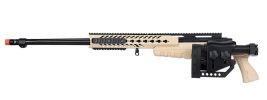 WellFire MB4418-2 Bolt Action Airsoft Sniper Rifle, Tan