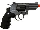WG CO2 Full Metal Airsoft Revolver, 2" Snub Nose, Black