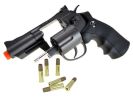 WG CO2 Full Metal Airsoft Revolver, 2" Snub Nose, Black