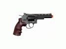 WG CO2 Full Metal Airsoft Revolver, 4" Black