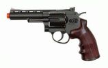 WG CO2 Full Metal Airsoft Revolver, 4" Black