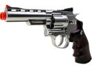 WG CO2 Full Metal Airsoft Revolver, 4" Chrome