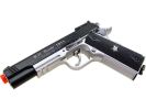 WG Full Metal US Combat 1911 CO2 Airsoft Pistol, Black/Silver