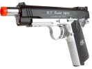 WG Full Metal US Combat 1911 CO2 Airsoft Pistol, Black/Silver