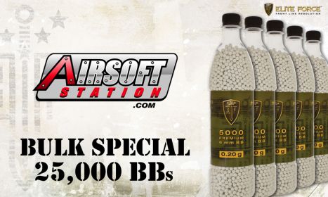 Elite Force Premium BBs, 0.20g, 25K Bulk Deal