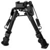 Leapers UTG Tactical OP Bipod, SWAT/Combat Profile, Telescoping & Folding Legs