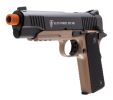 Elite Force 1911 TAC Blowback CO2 Airsoft Pistol, Black/Tan, Full Metal