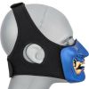 Yokai Ogre Padded Polymer Lower Face Mask, Blue