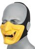 Yokai Ogre Padded Polymer Lower Face Mask, Gold