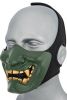 Yokai Ogre Padded Polymer Lower Face Mask, Green