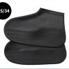 cWaterproof Shoe Cover; Reusable Non-Slip Foldable Outdoor Overshoes For Rainy Days